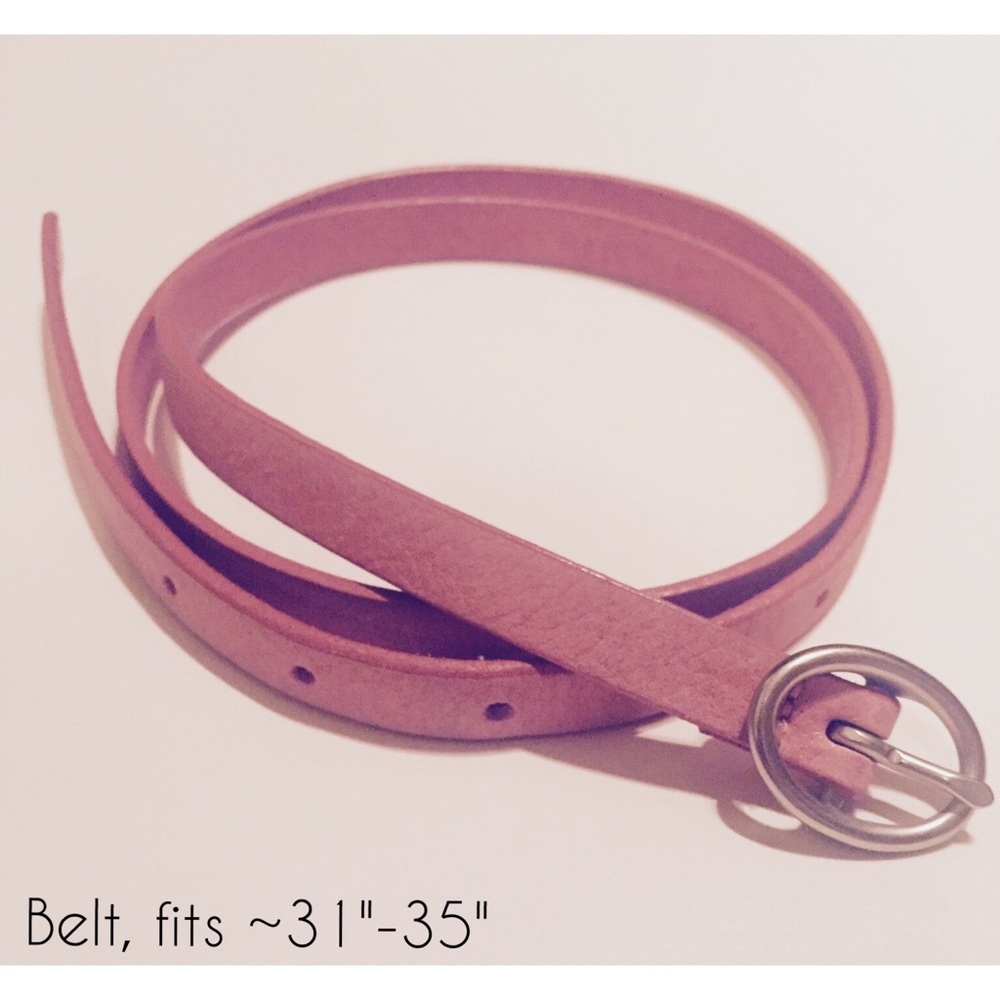 [Banana Republic] women's belt - dusty rose (pink)